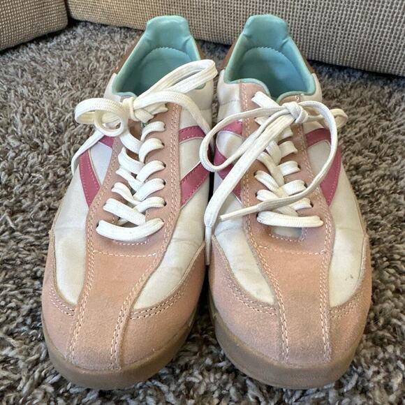 Women’s Tretorn x Free People Blush Blue Retro Sneakers Size 7 - Picture 5 of 9